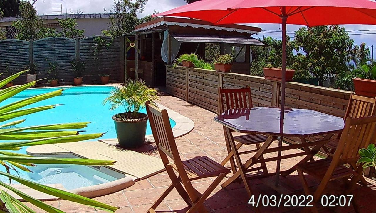 Agreable Chambre D'Hotes, Sdb, Piscine, Carbet Cuisine. Saint-Claude Buitenkant foto